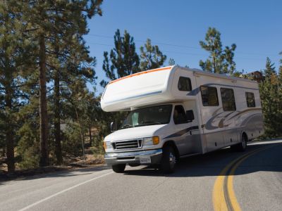 RV with RV Insurance Driving Around Rock Hill, SC